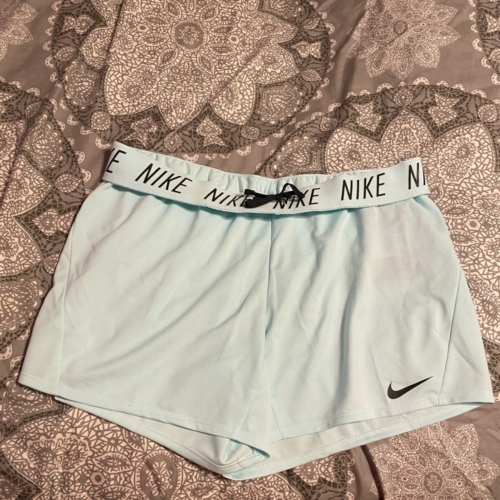 Teal Nike shorts